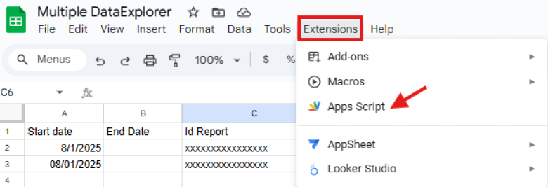 Google Sheet Apps Script