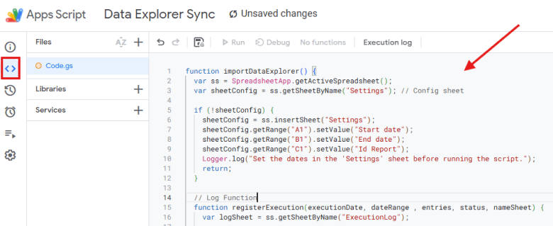 Google Sheet Apps Script