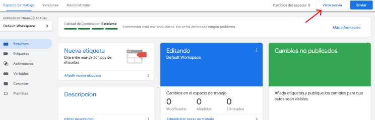 Validar en Google Tag Manager del evento lanzado desde klaviyoForms